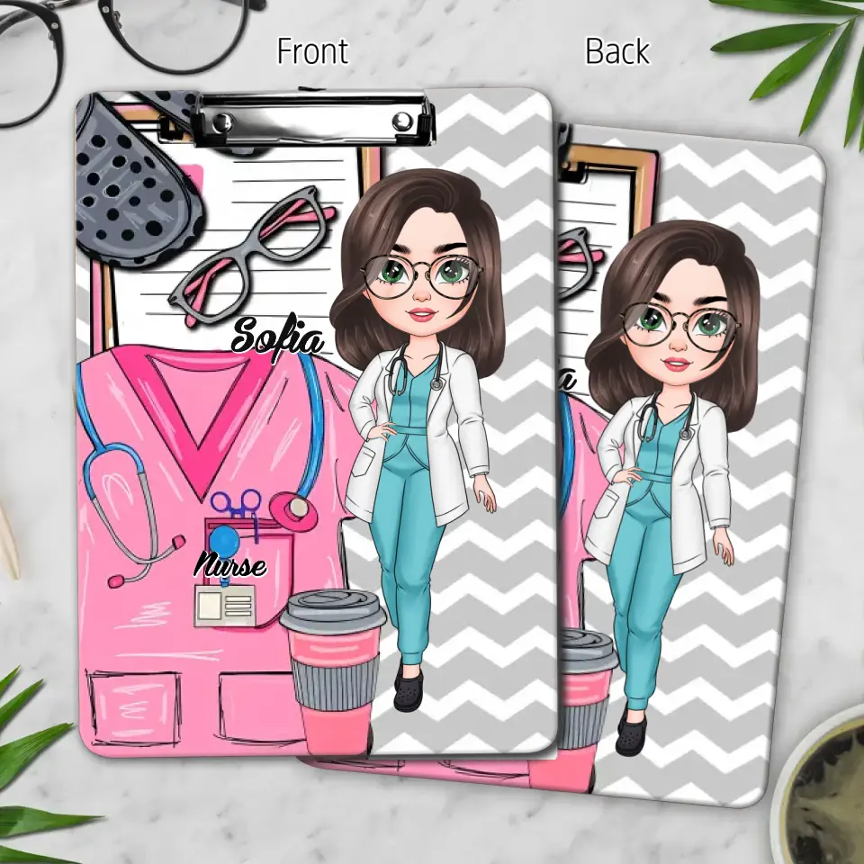 Nurse Life - Personalized Custom Clipboard - Nurse's Day, Appreciation Gift For Nurse