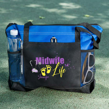 Personalized Midwife Life Tote Bag