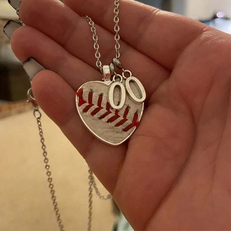 Baseball/Softball Necklace, Baseball Jewelry, Baseball Fan - Team Mom Jewelry