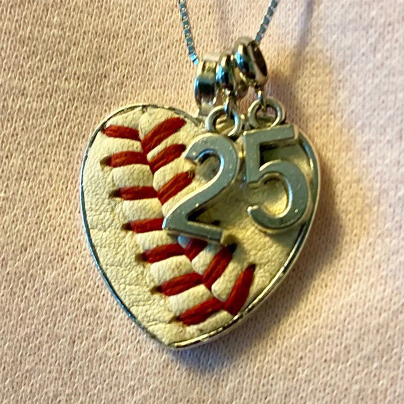 Baseball/Softball Necklace, Baseball Jewelry, Baseball Fan - Team Mom Jewelry