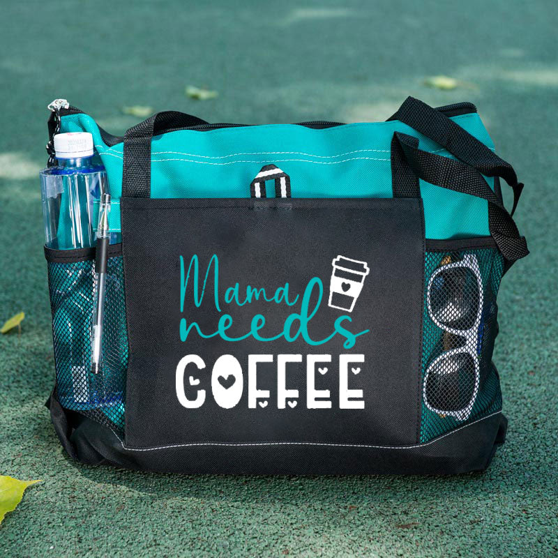 Mama Needs Coffee Tote Bag, Mother's Day Gift