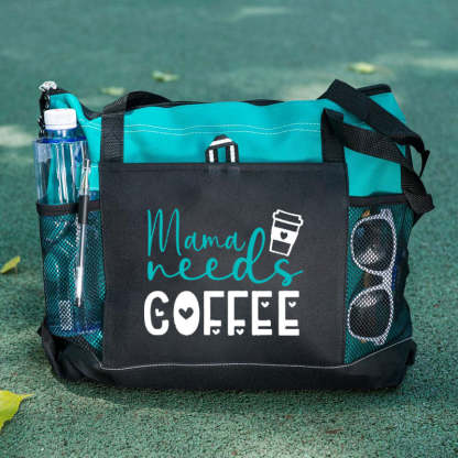 Mama Needs Coffee Tote Bag, Mother's Day Gift