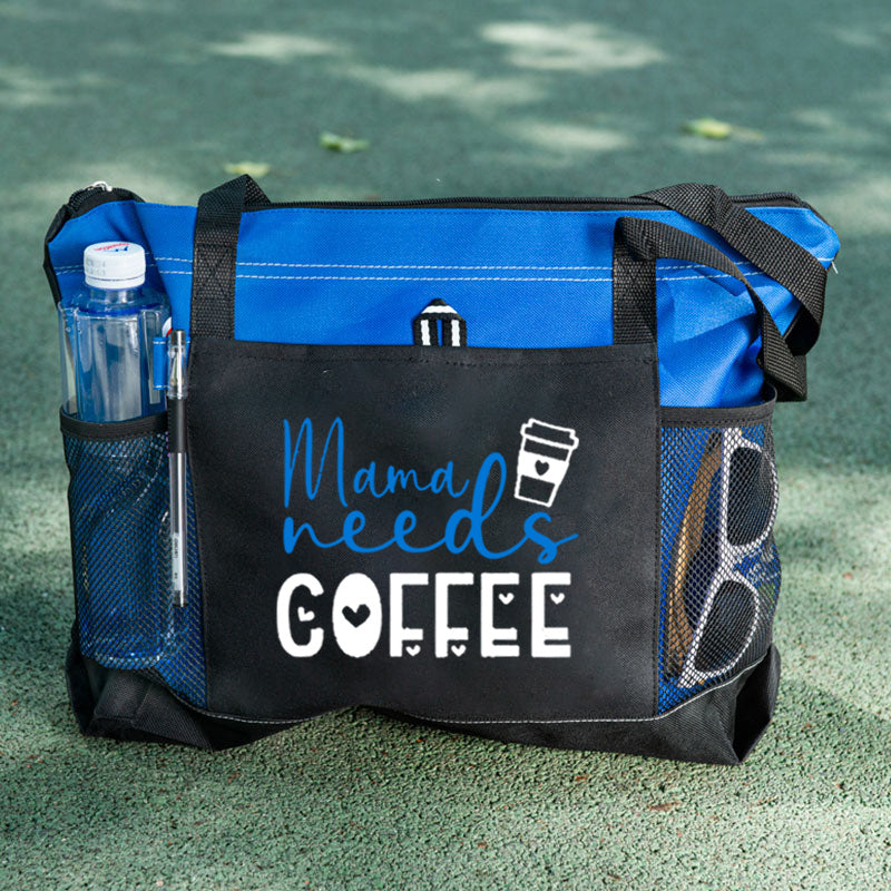 Mama Needs Coffee Tote Bag, Mother's Day Gift