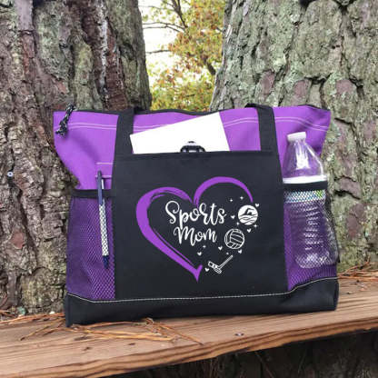Sports Mom Tote Bag,  Sports Mom Tote