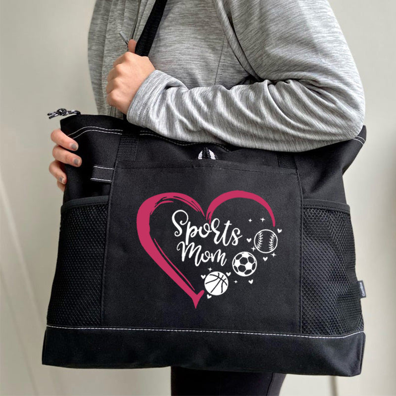 Sports Mom Tote Bag,  Sports Mom Tote