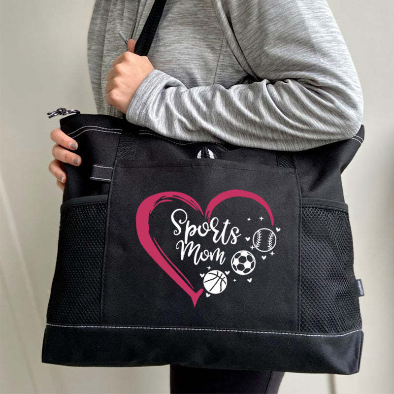 Sports Mom Tote Bag,  Sports Mom Tote