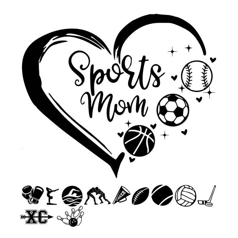 Sports Mom Tote Bag,  Sports Mom Tote