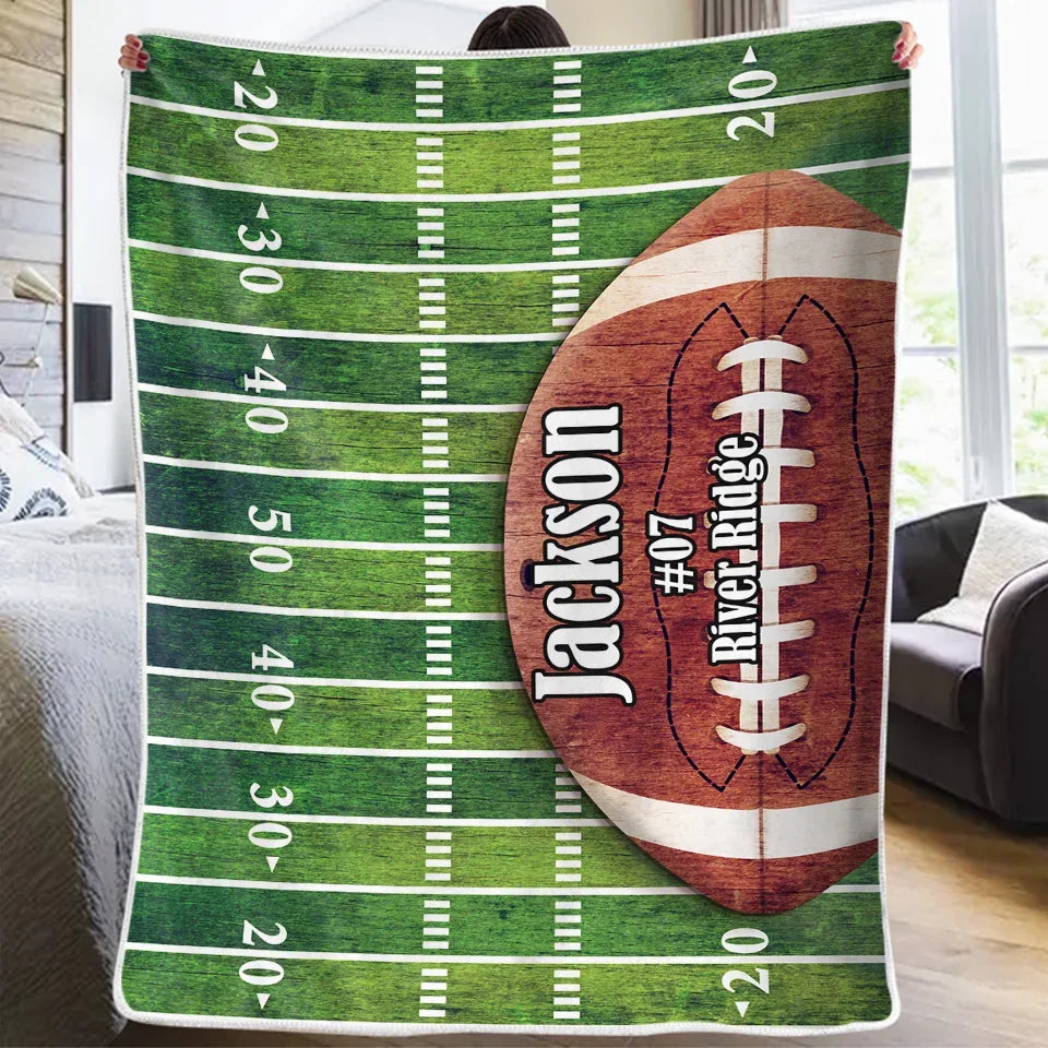 Success Is Built One Yard At A Time - Personalized Custom Blanket