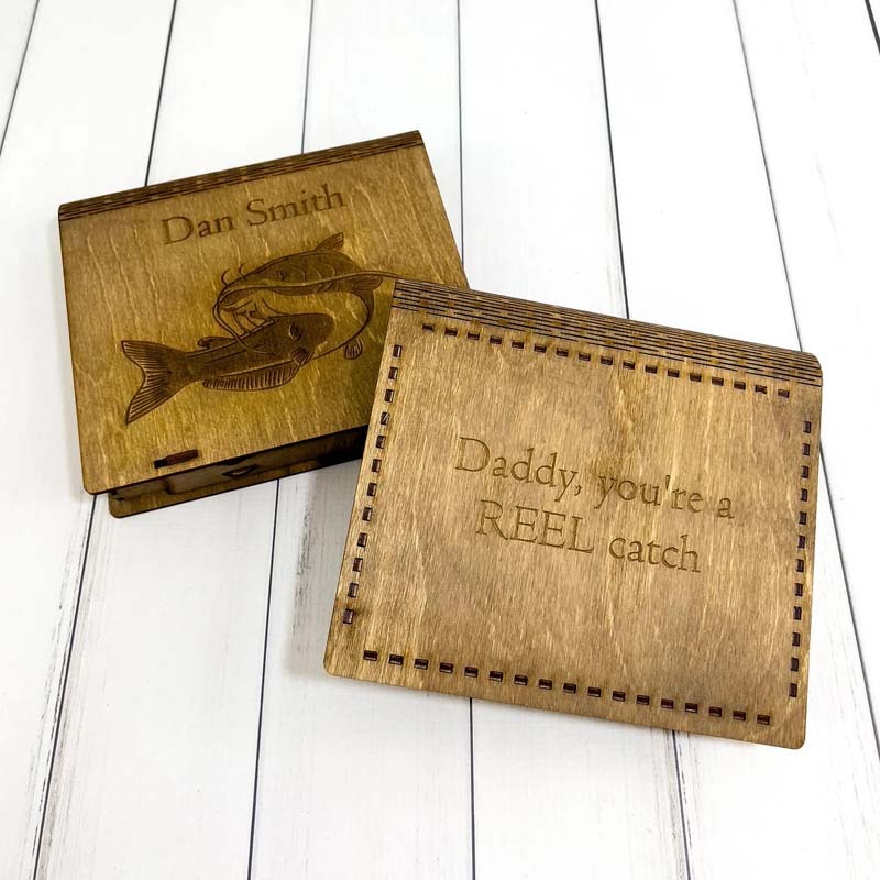 Personalized Mini Tackle Box Christmas Gift for Fishing