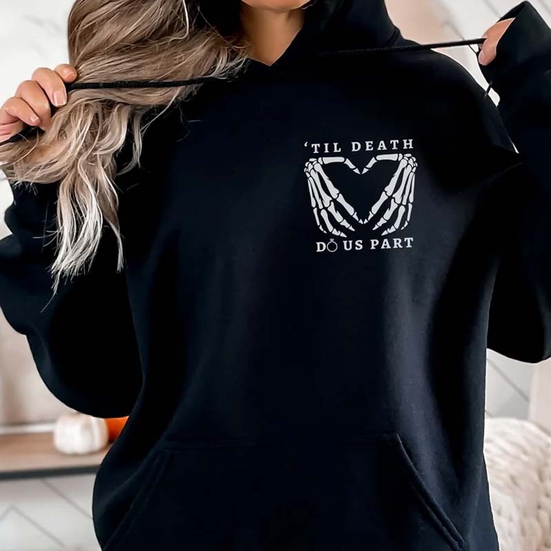 Roman Numeral Unisex Hoodie Personalized Matching Sweatshirt for Valentine Day Hoodie