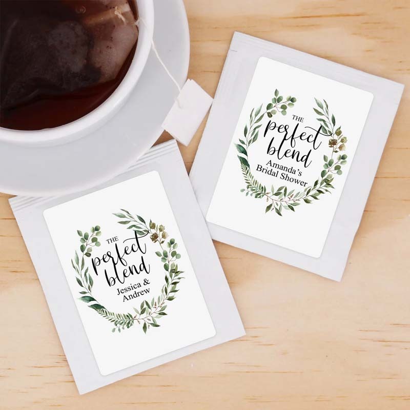Custom Wedding Favor Tea Perfect Blend Wedding Favors