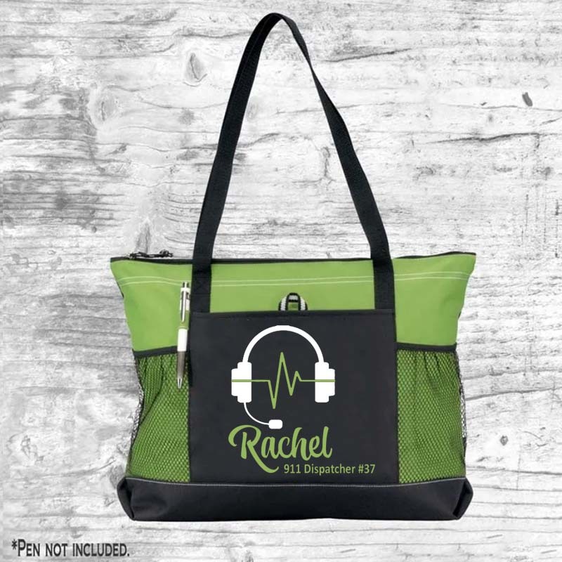 911 Dispatcher Bag Personalized Bag for 911 tote bag EMD Tote Bag First Responder Gift