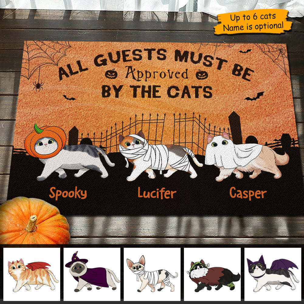 Halloween For Cats Personalized Decorative Mat