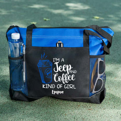 I'M A Jeep and Coffee Kind of Girl Tote Bag