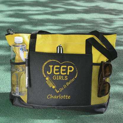 Jeep Girls Do It Better Tote Bag