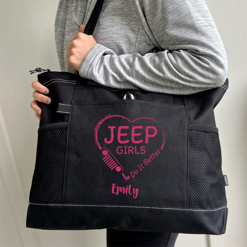 Jeep Girls Do It Better Tote Bag