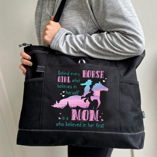 Behind Every Horse Girl Is A Horse Mom Who Believed In Her First Tote Bag