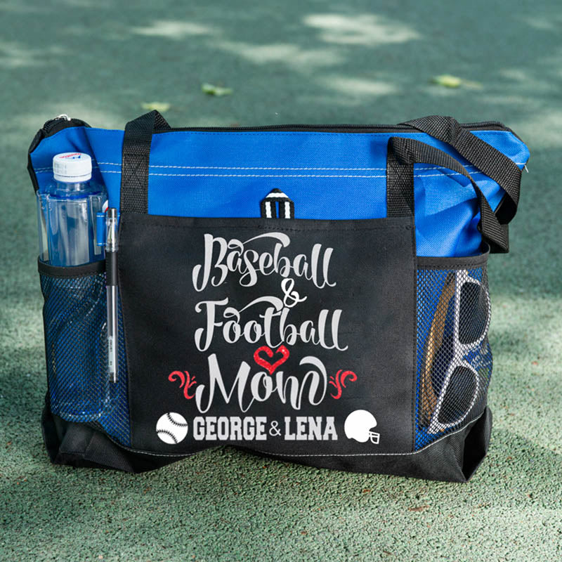 Ball Mom (2 or 3 Player) Lightweight Custom Baseball Mom Tote