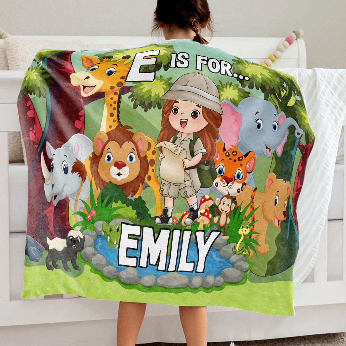 Personalized  Kids Fleece Blanket - Gift For Grandkid, Kids - Trendy 2024 - Birthday, Christmas, Back To School Gifts