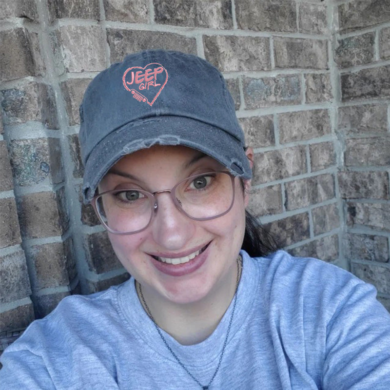 Embroidery Jeep Girl Baseball Cap