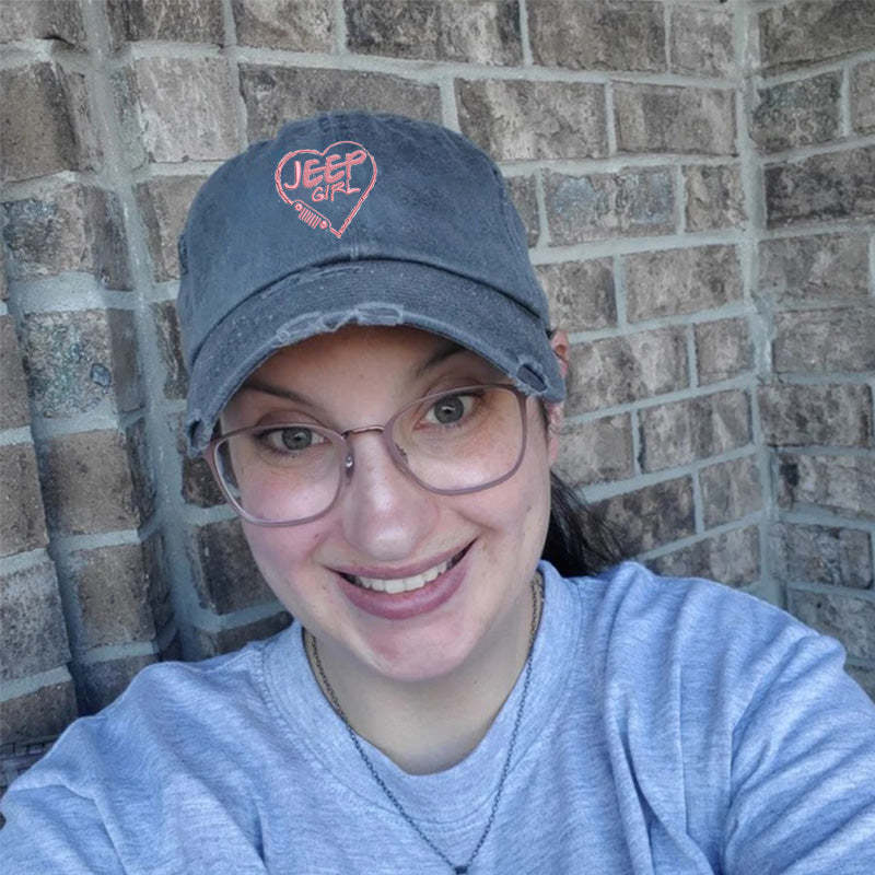 Embroidery Jeep Girl Baseball Cap