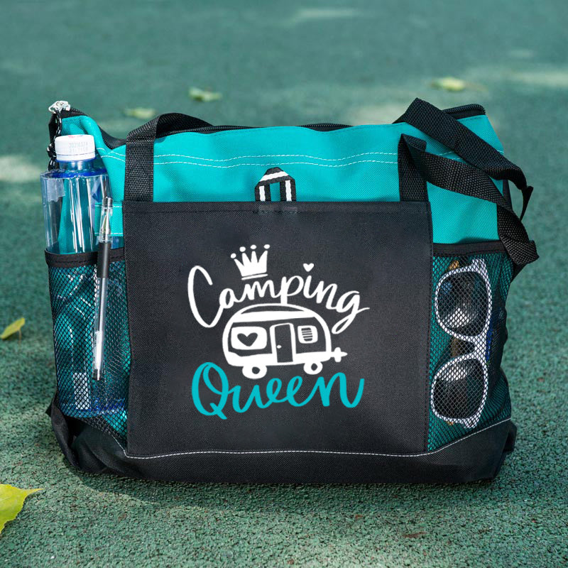 Camping Queen Tote Bag