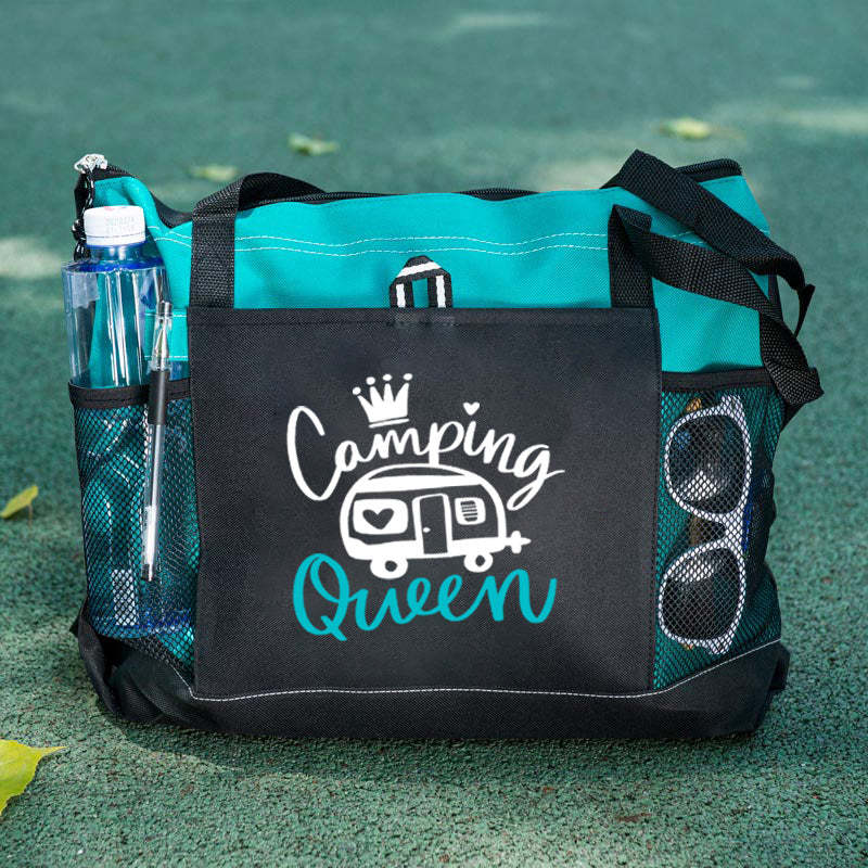 Camping Queen Tote Bag