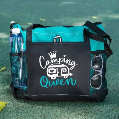 Camping Queen Tote Bag