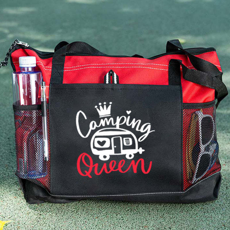 Camping Queen Tote Bag
