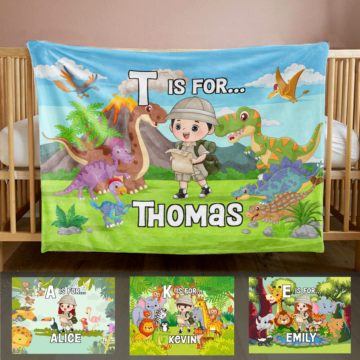 Personalized  Kids Fleece Blanket - Gift For Grandkid, Kids - Trendy 2024 - Birthday, Christmas, Back To School Gifts