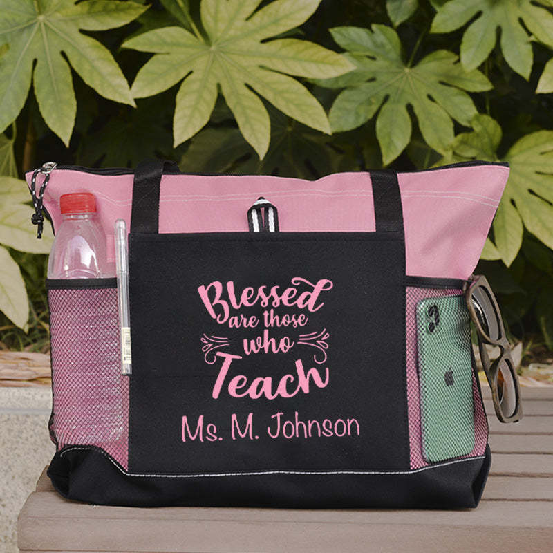 Blessed are those Who Teach Teacher Tote Bag