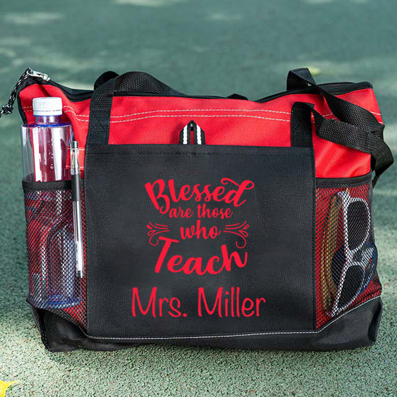 Blessed are those Who Teach Teacher Tote Bag