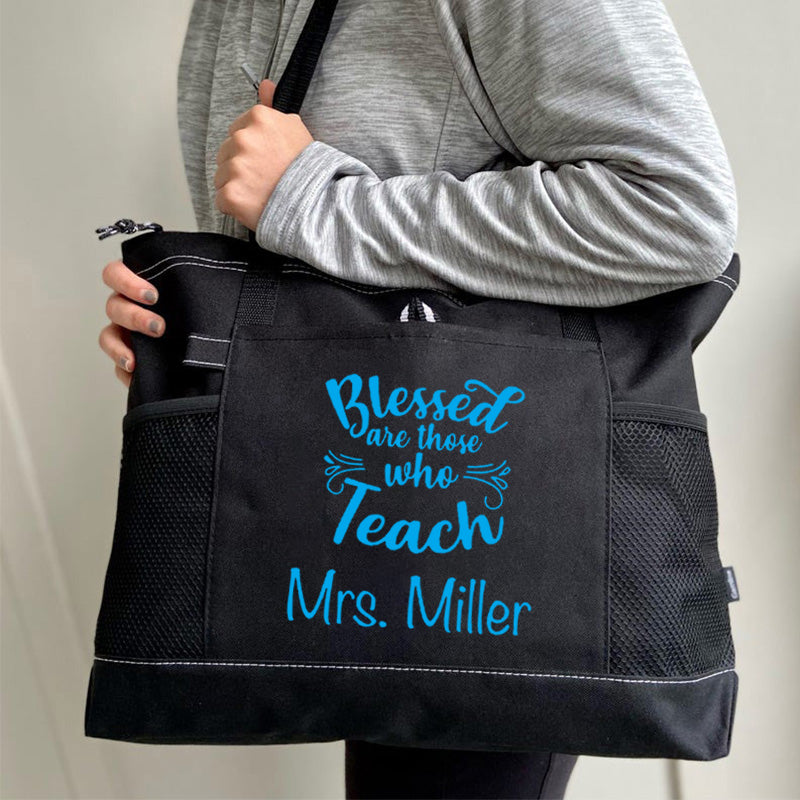 Blessed are those Who Teach Teacher Tote Bag