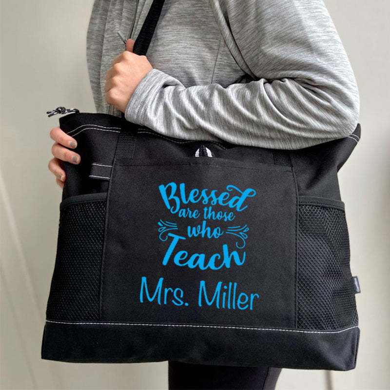 Blessed are those Who Teach Teacher Tote Bag