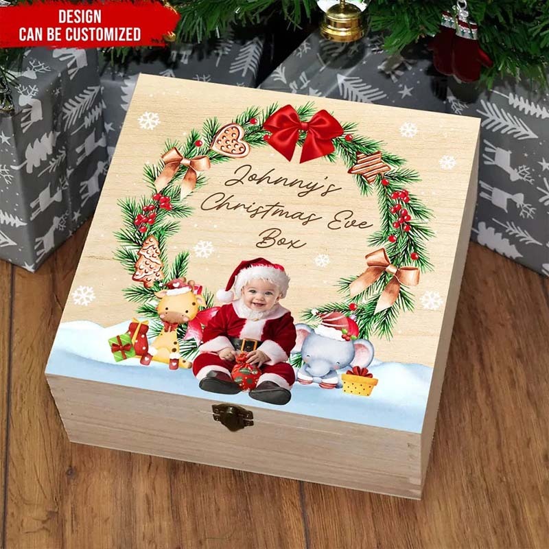 Photo Baby Christmas Eve Box - Personalized Christmas Eve Box