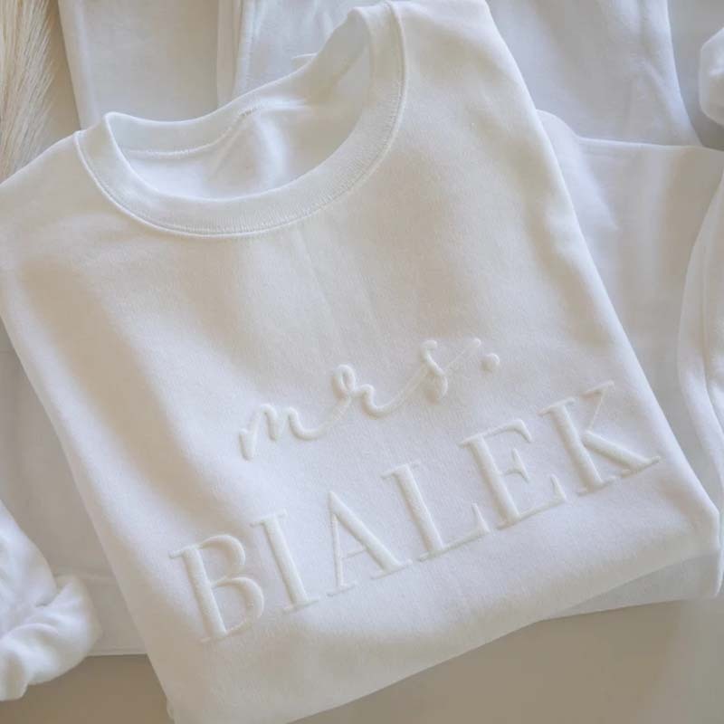 Personalized Future Mrs Sweatshirt Engagement Gift Valentine Day Gifts