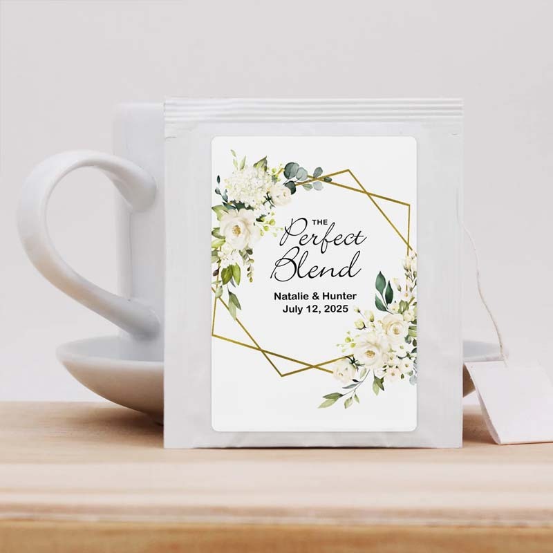 Custom Wedding Favor Tea Perfect Blend Wedding Favors