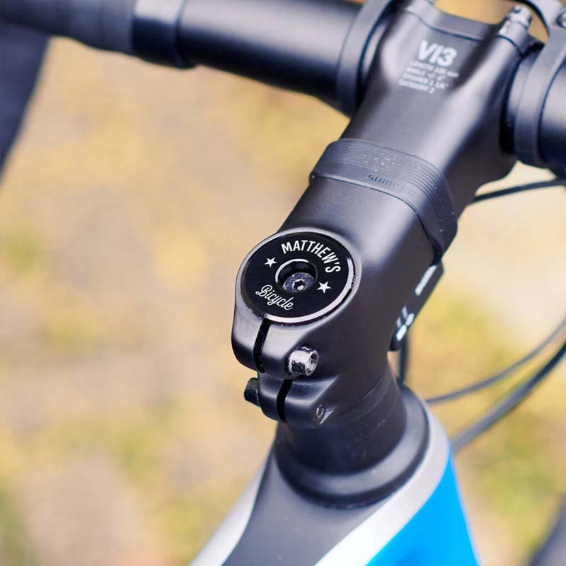 Custom Engraved Bike Headset Cap for Cyclists, Unique Gift Idea