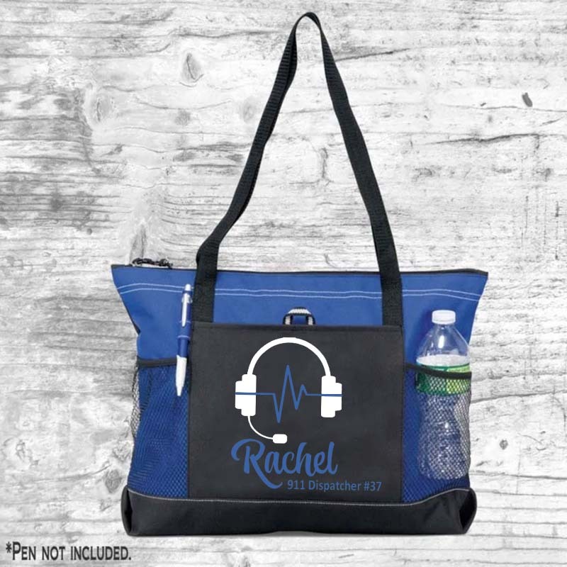 911 Dispatcher Bag Personalized Bag for 911 tote bag EMD Tote Bag First Responder Gift