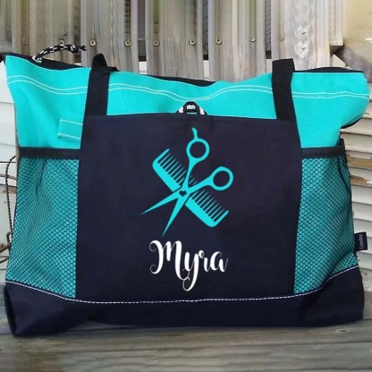 Personalized Hair Stylist Bag Custom Bag Hairstylist Gift Barber Bag Hair Dresser Gift Beautician Bag