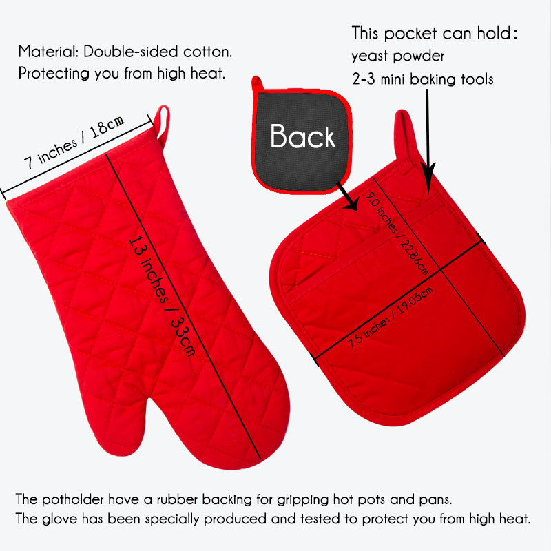 Personalized Kitchen Accessories, Pot Holder, Kitchen Glove, Oven Mitt