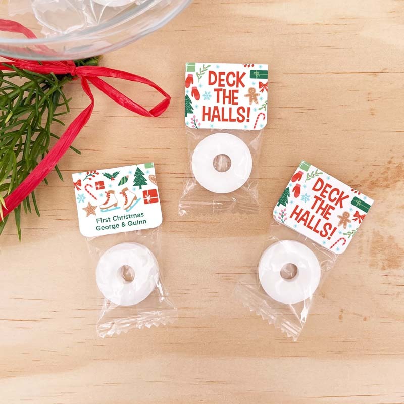 Personalized Christmas Candy Favors Cute Christmas Favors Christmas Mints