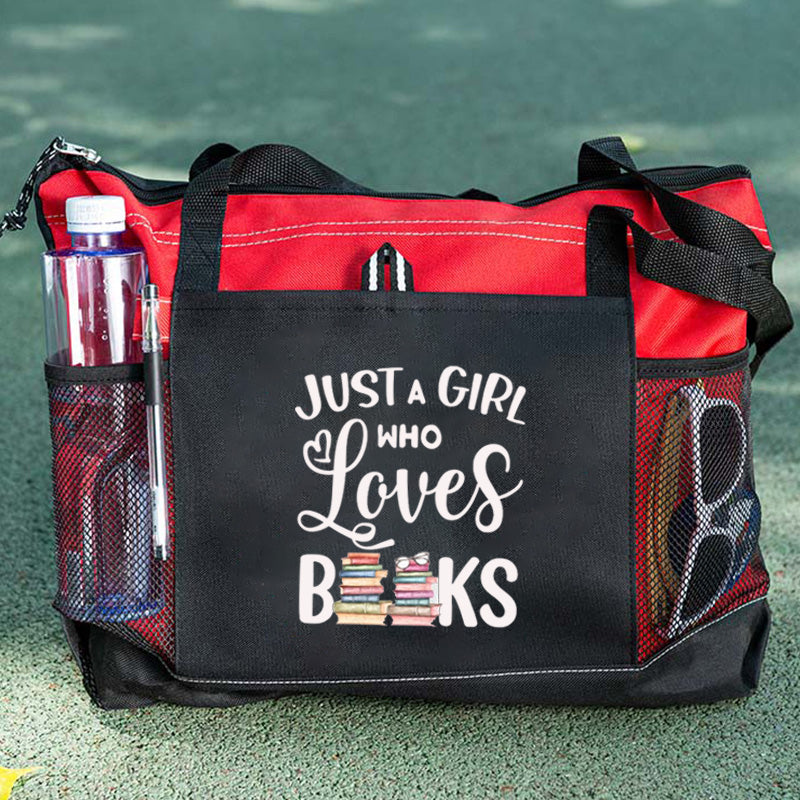 Just a girl who loves books Tote Bag