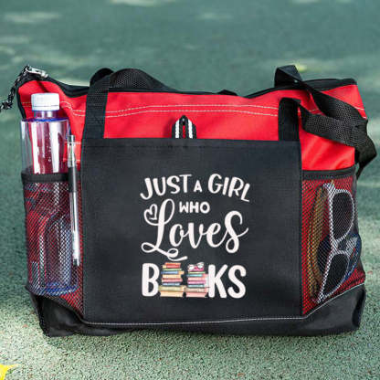 Just a girl who loves books Tote Bag