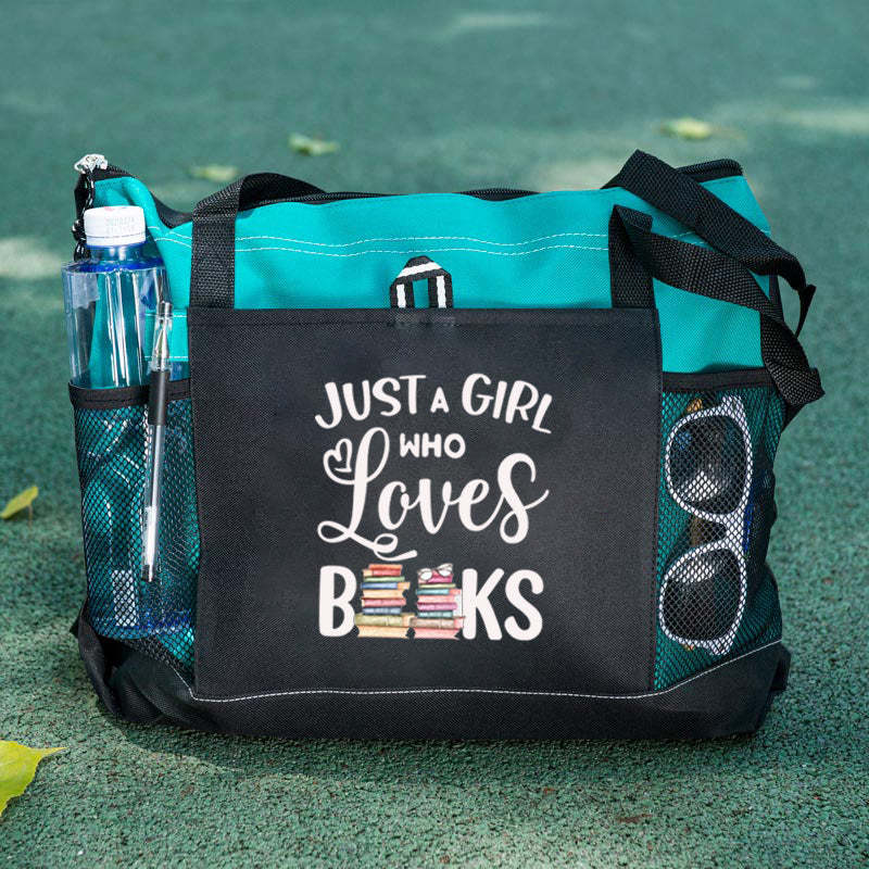 Just a girl who loves books Tote Bag