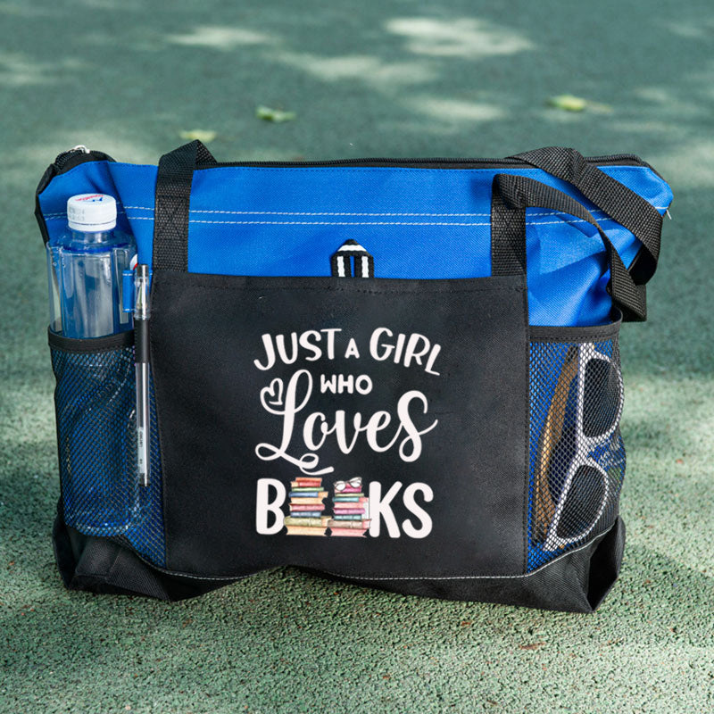 Just a girl who loves books Tote Bag