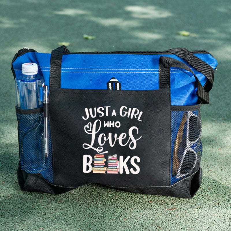 Just a girl who loves books Tote Bag
