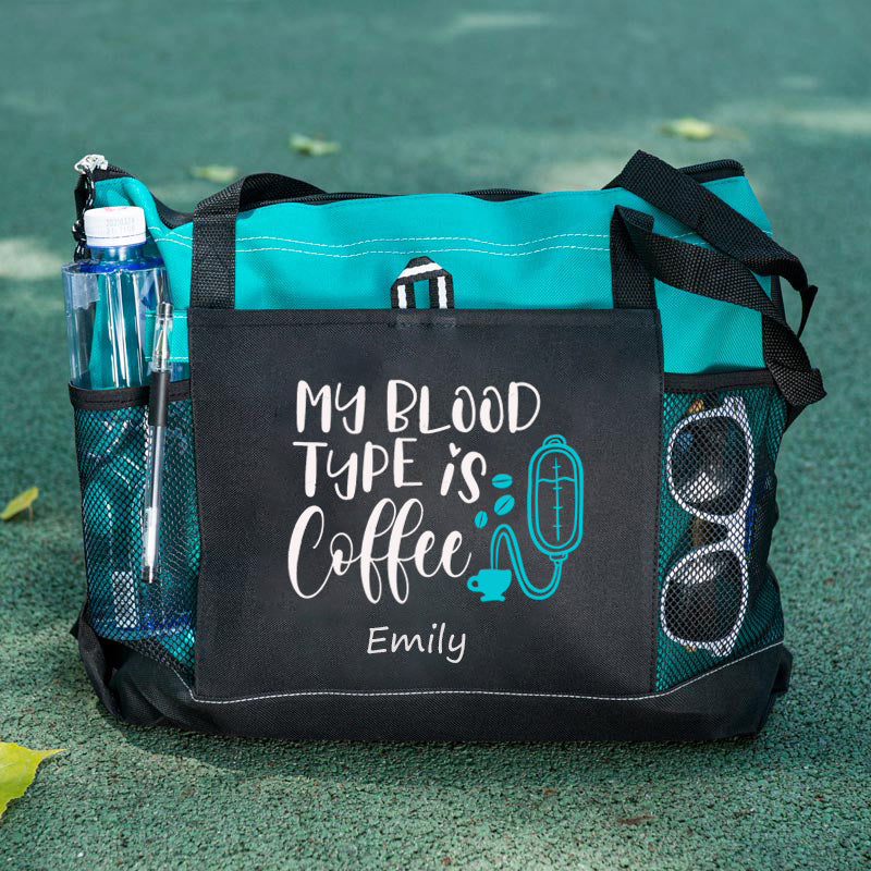 My Blood Type is Coffee Tote Bag