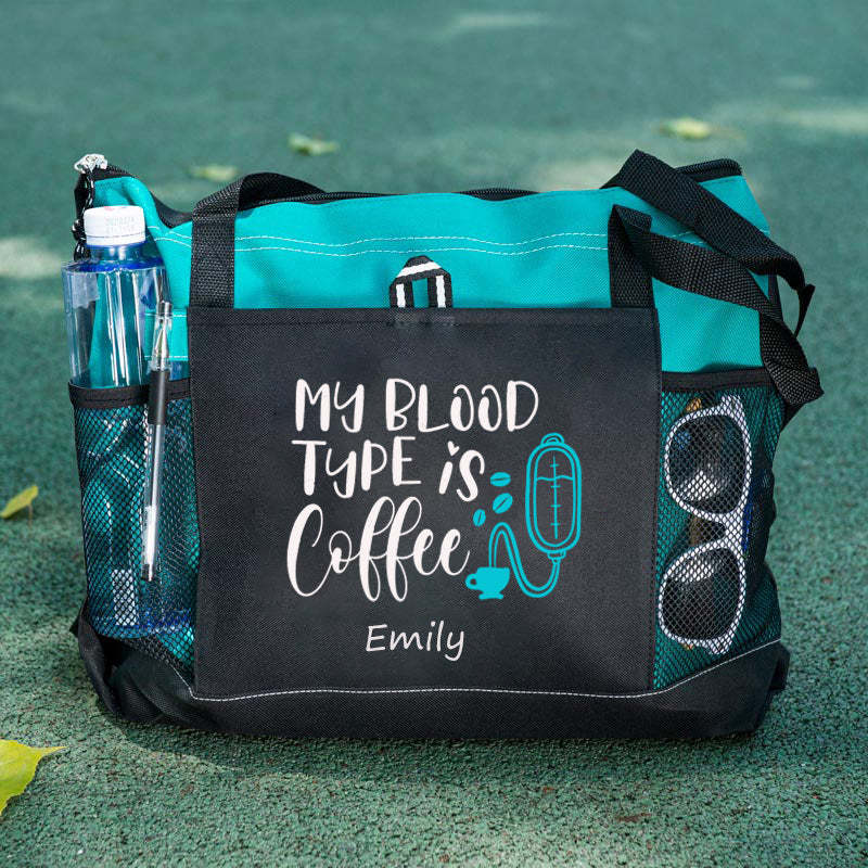 My Blood Type is Coffee Tote Bag