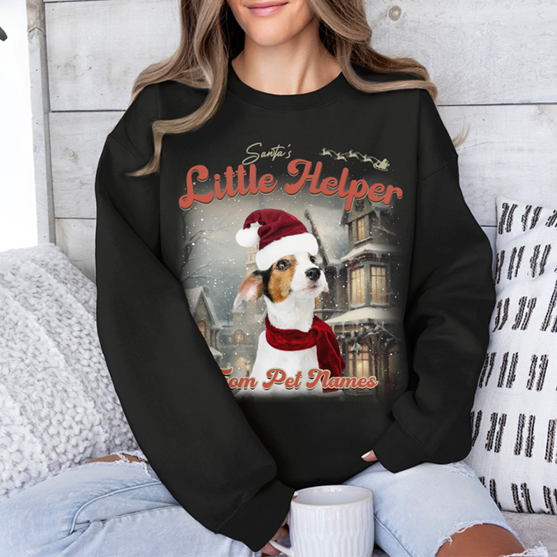 Custom Vintage Christmas Pet Sweatshirt